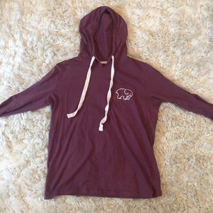 Ivory Ella- Long sleeve, hoodie shirt.